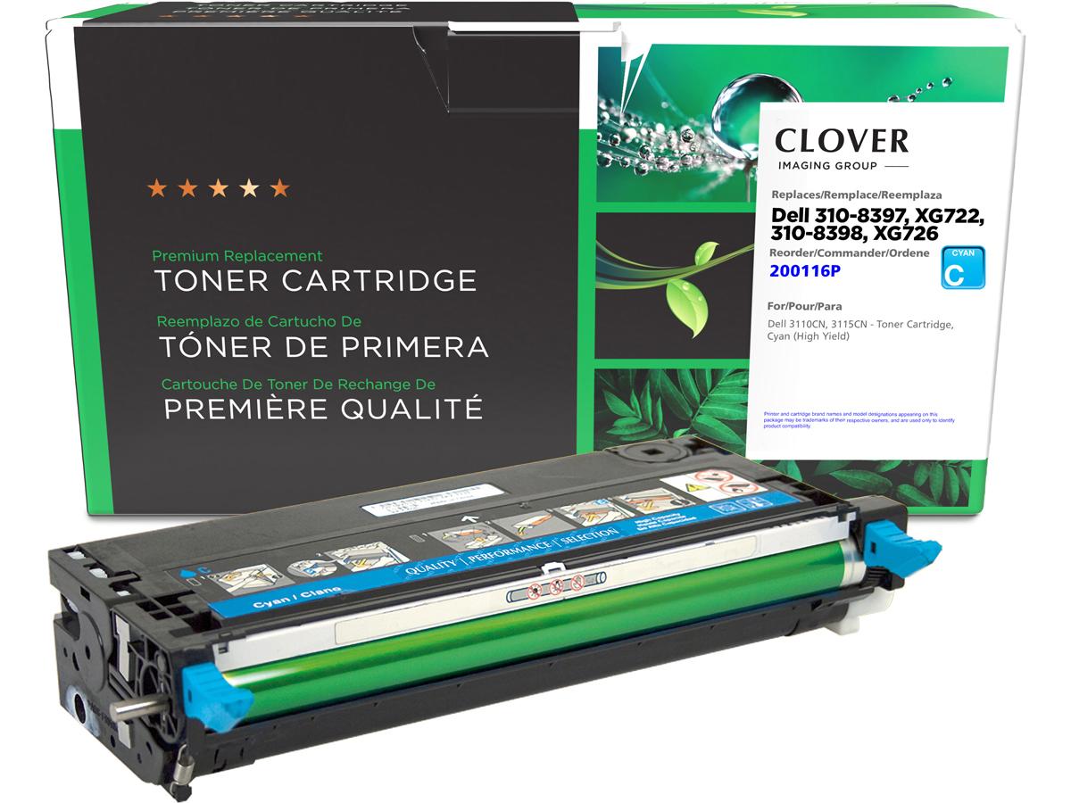 Clover Imaging Remanufactured High Yield Cyan Toner Cartridge For