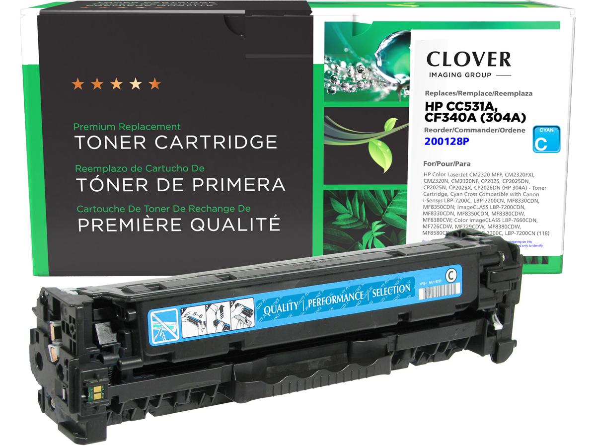 Clover Imaging Remanufactured Cyan Toner Cartridge Alternative For