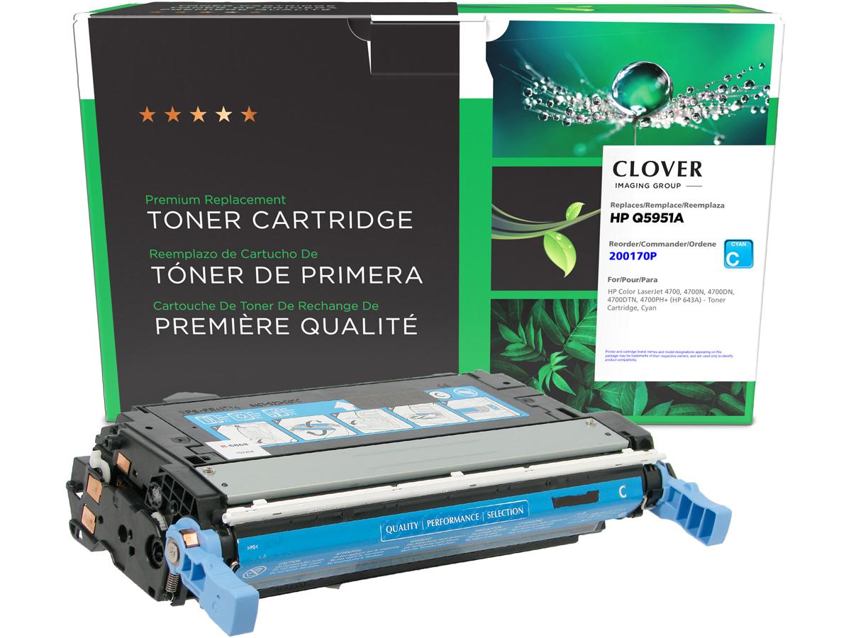 Clover Imaging Remanufactured Cyan Toner Cartridge Alternative For