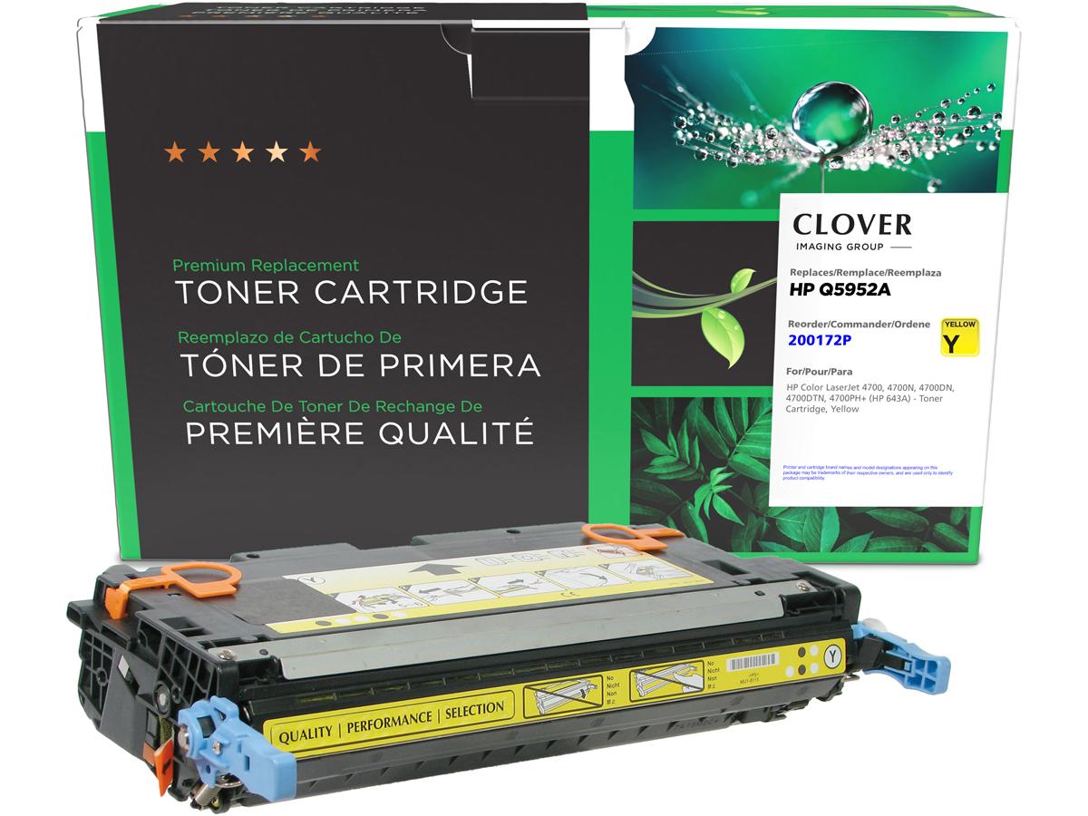 Clover Imaging Remanufactured Yellow Toner Cartridge Alternative F