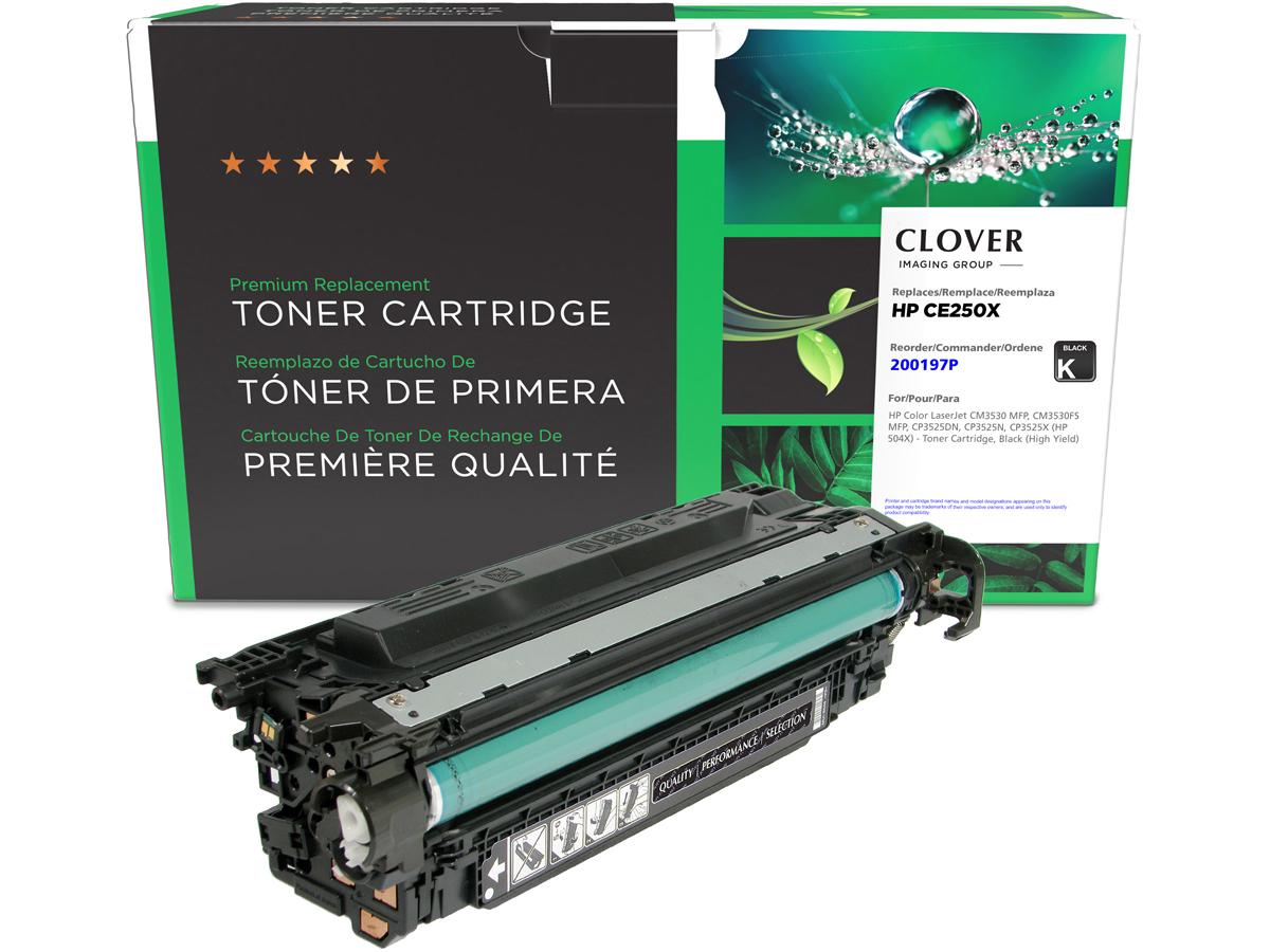 Cartucho de tóner negro remanufacturado de alto rendimiento Clover Imaging Alt