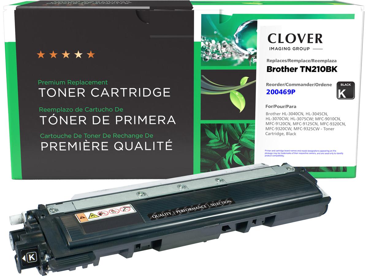 Clover Imaging Remanufactured Black Toner Cartridge For Brother Tn210