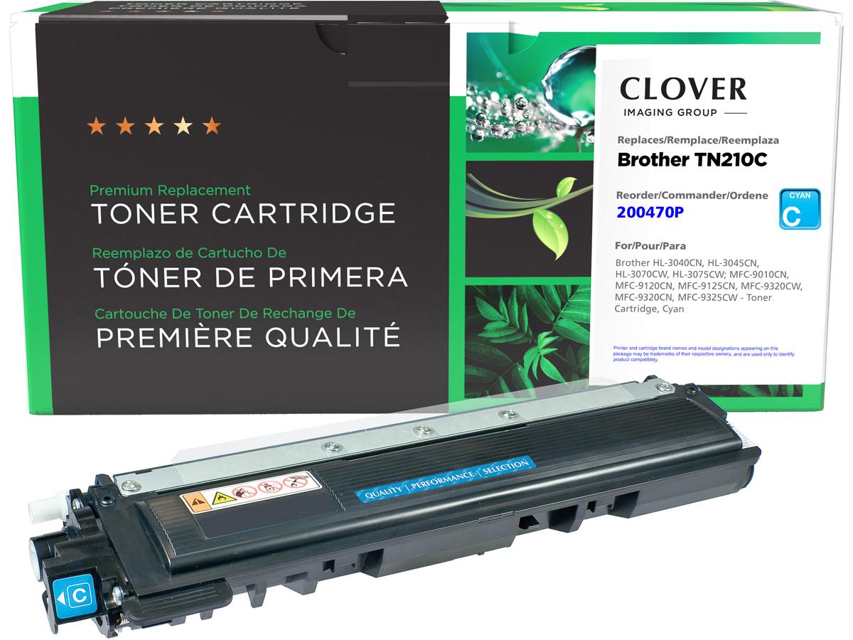 Clover Imaging Remanufactured Cyan Toner Cartridge For Brother Tn210