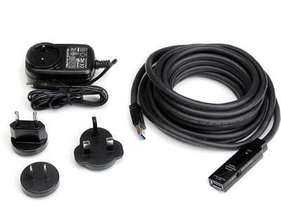 Cable de extensión USB 3.0 activo de 4.9 m con alimentación de CA Startech.Com