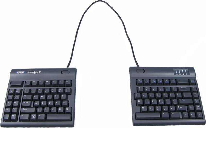 Teclado Freestyle2 dividido y ajustable para PC de 20 pulgadas (inglés estadounidense)