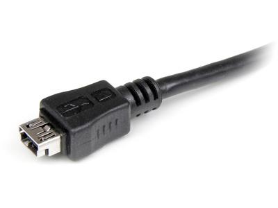 Cable adaptador micro USB a mini USB de 6 pulgadas Startech.Com, macho a hembra - Micro U