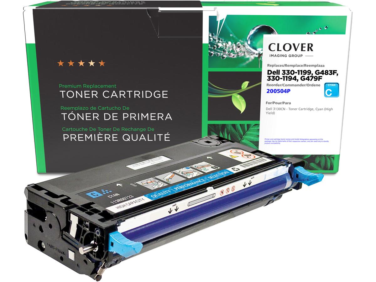 Clover Imaging Remanufactured High Yield Cyan Toner Cartridge For