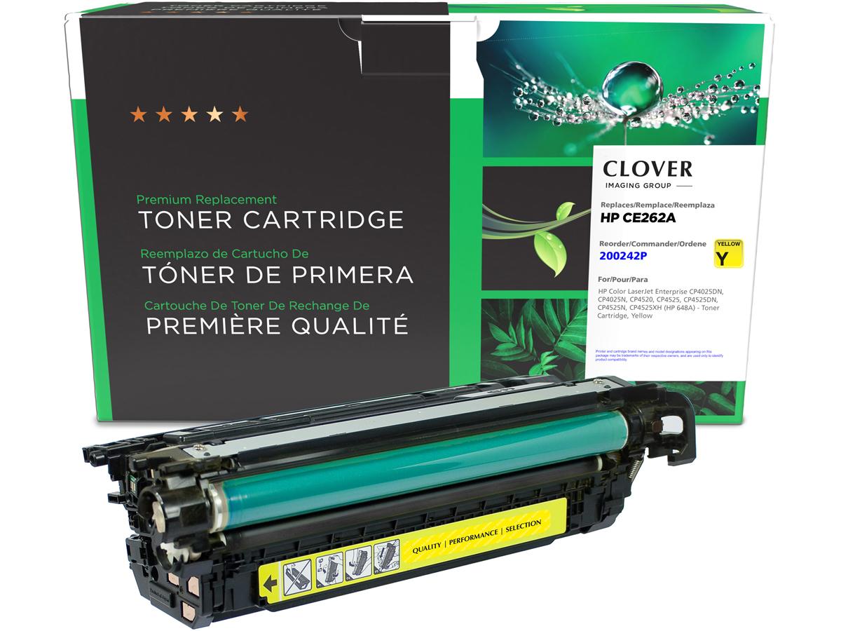 Clover Imaging Remanufactured Yellow Toner Cartridge Alternative F