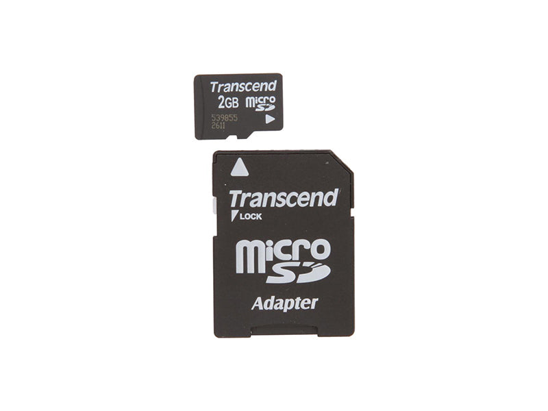 Transcend - Tarjeta de memoria flash - 2 GB - MicroSD