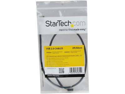 Cable de cabecera USB IDC de 5 pines para placa base de 24 pulgadas de Startech.Com