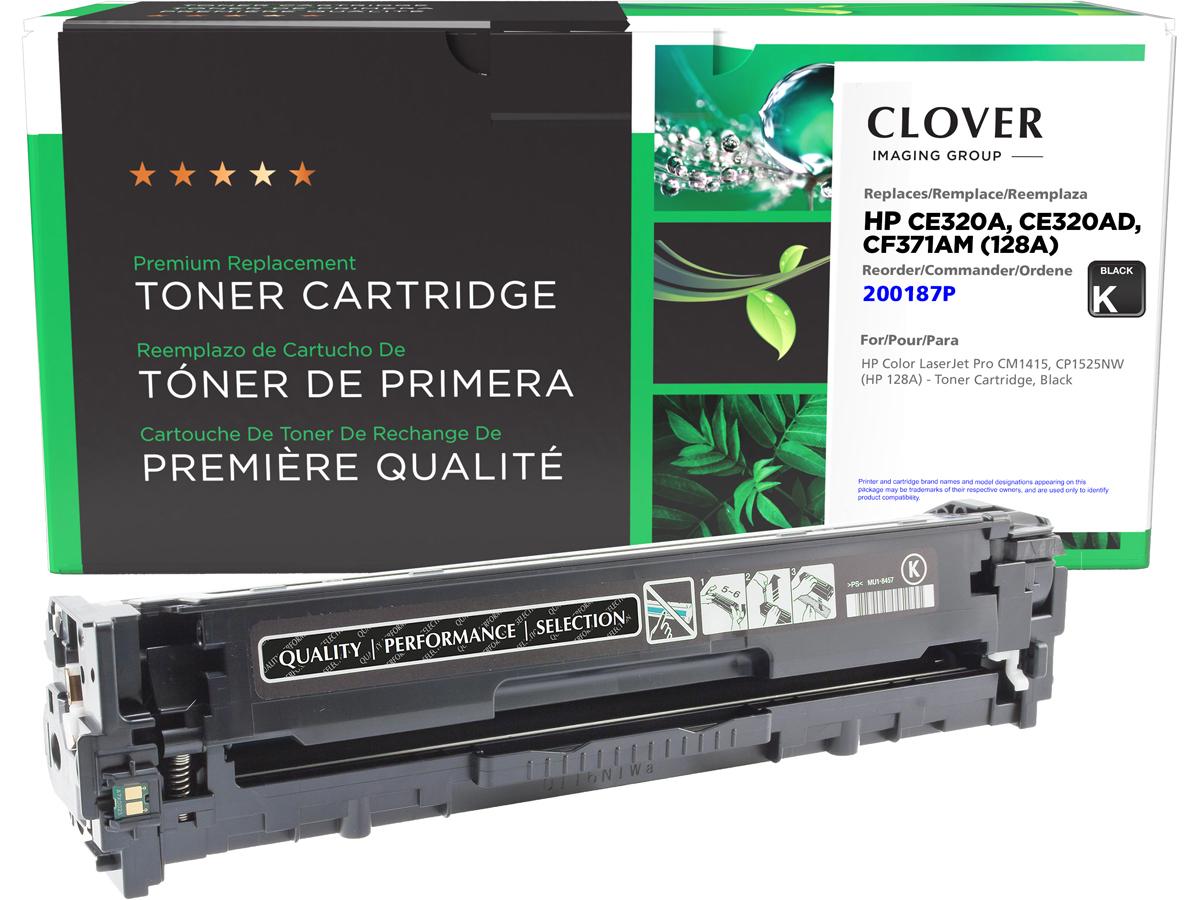 Cartucho de tóner negro remanufacturado Clover Imaging Alternativo Fo