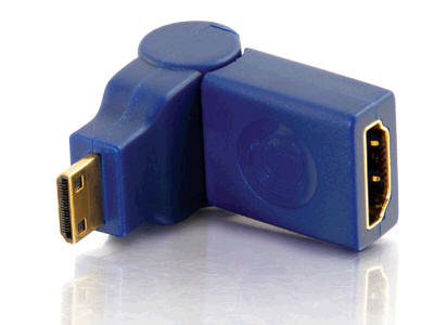 Adaptateur HDMI vers HDMI C2G rotatif à 90° (F/M)
