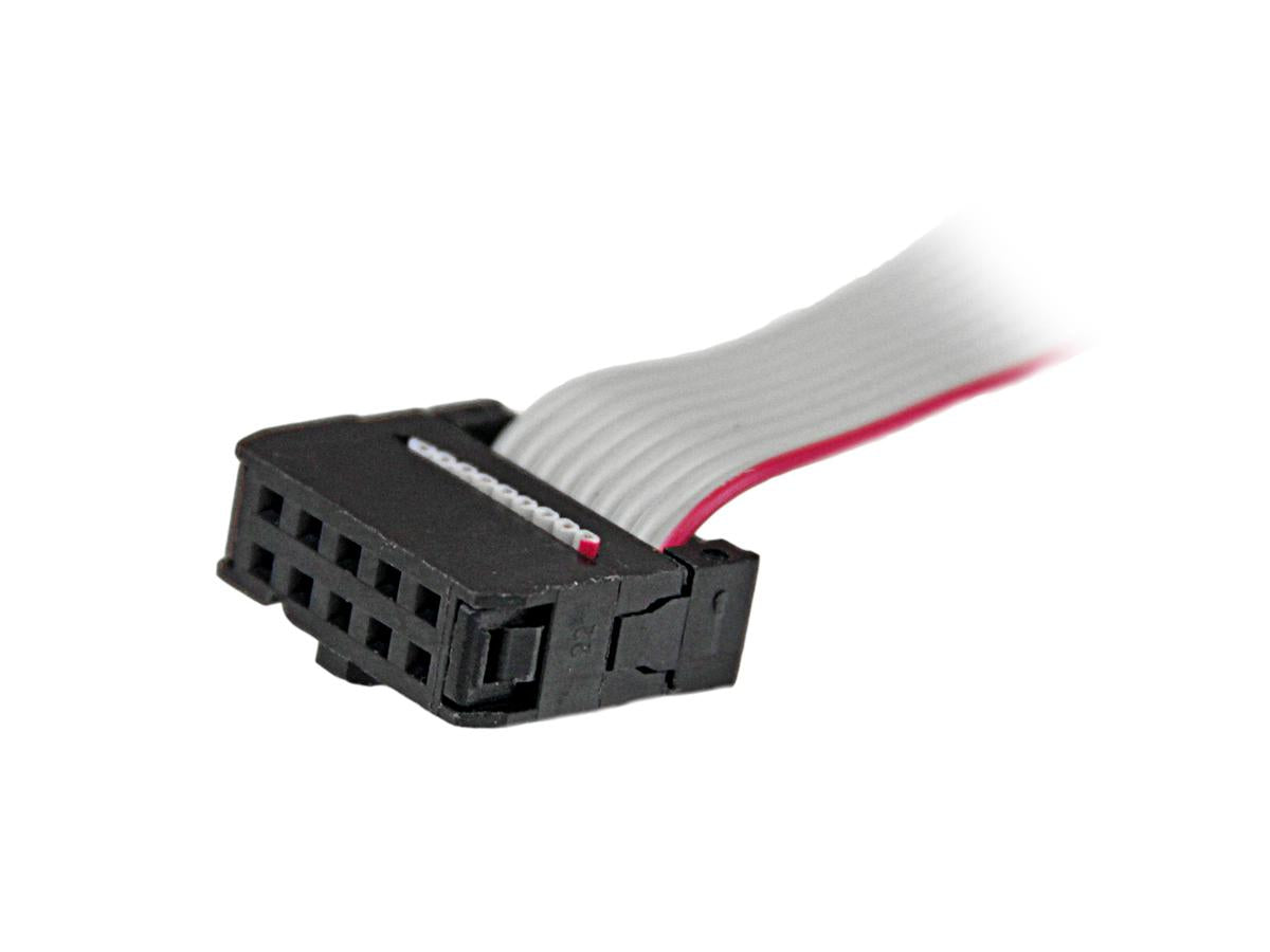 Startech.Com - Conector macho serie de 9 pines a conector de placa base de 10 pines Lp Slo