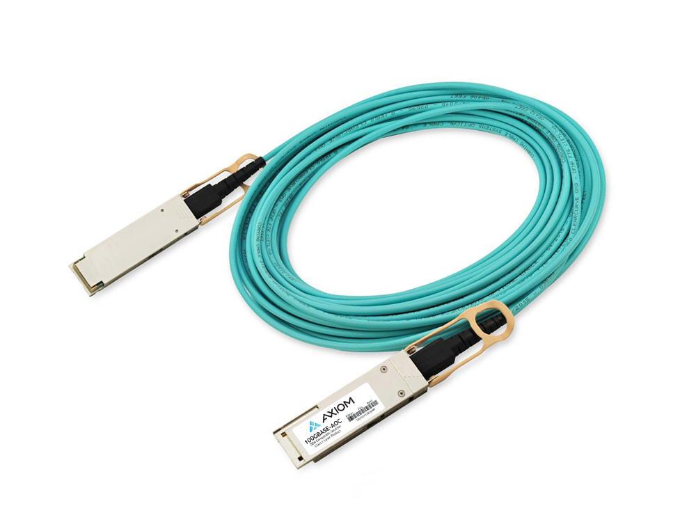 Cable óptico activo Axiom 100Gbase-Aoc Qsfp28 a 4 Sfp28 para HP Compa