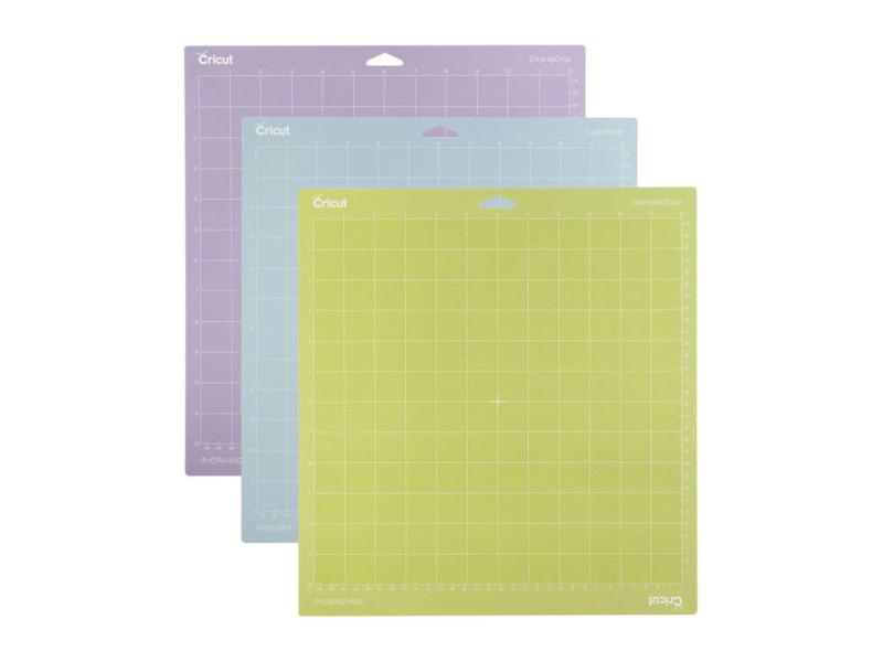 Tapete de corte Cricut variado de 12 x 12, paquete de 3