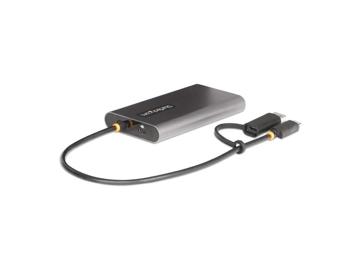 Adaptador Startech USB-C a HDMI dual (USB-C o A a HDMI 2X, 4K 60H)