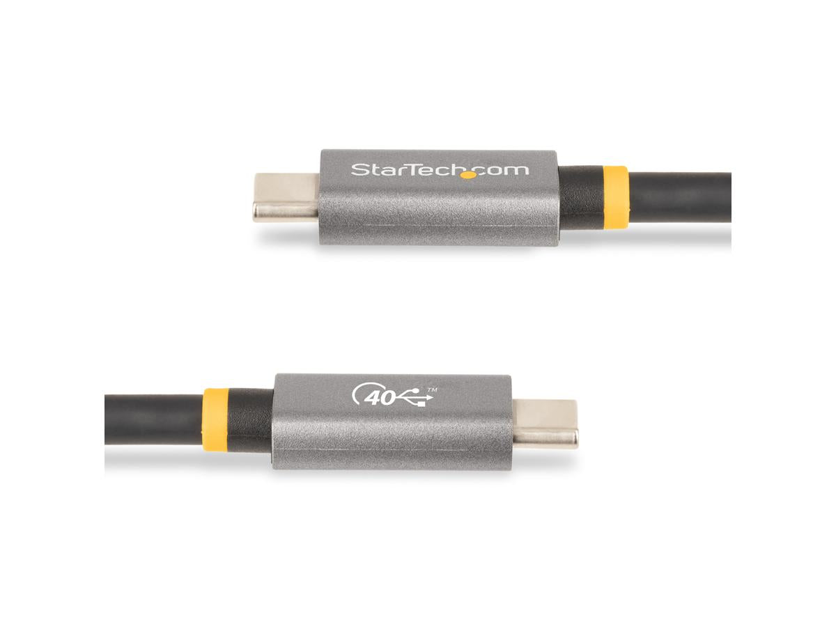 Cable USB-C certificado por Startech.Com (1 m) y USB-4, 40 unidades