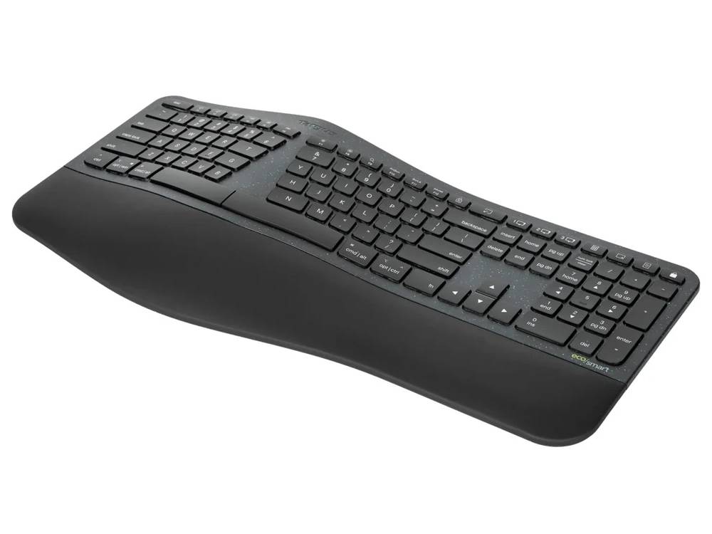 Teclado antimicrobiano inalámbrico ergonómico Ecosmart de Targus