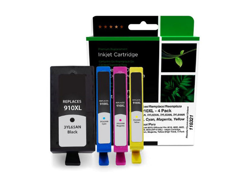 Clover Imaging Remanufactured High Yield Black, Cyan, Magenta, Yel