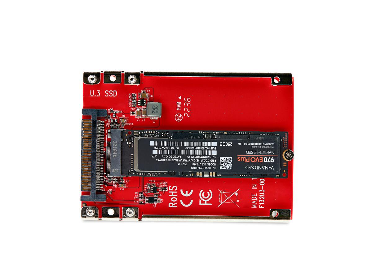 Adaptador Startech.Com M.2 a U.3 para SSD M.2 NVME y unidades PCIe M.2