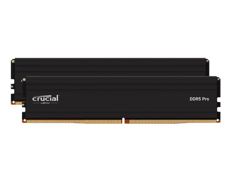 Kit Micron Crucial Pro de 96 GB (2 x 48 GB) DDR5-5600 UDIMM CL46 (24 GB)