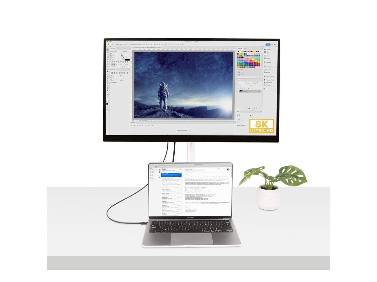 Cable Thunderbolt 4 de Startech.Com de 50 cm (1,6 pies), 40 Gbps, 100 W de potencia
