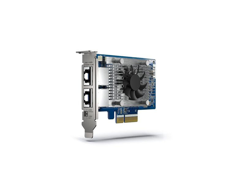 Carte d'extension réseau Qnap à port unique (10Gbase-T) 10Gbe, PCIe Ge