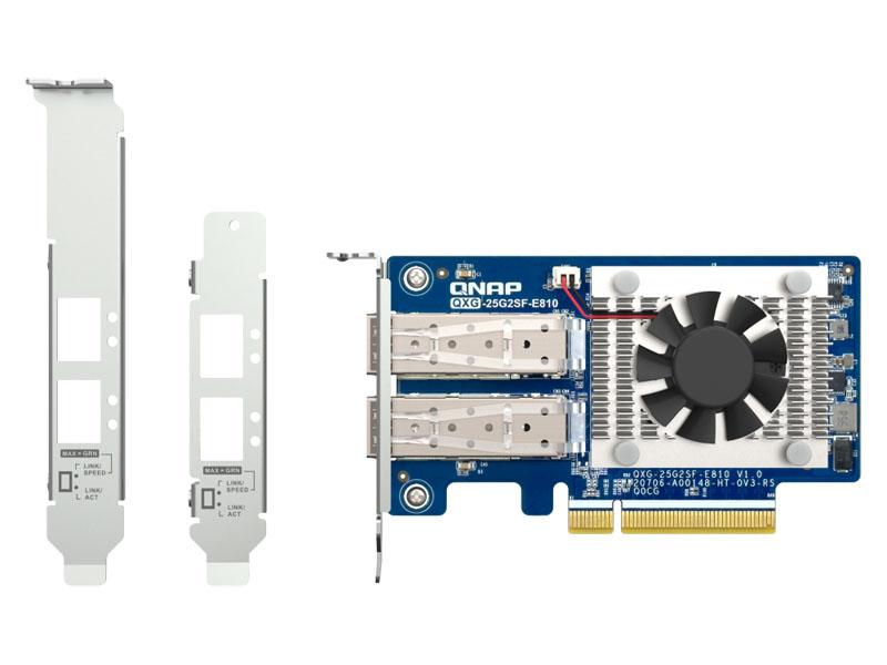 Qnap Dual-Port Sfp28 25Gbe Network Expansion Card; Low-Profile For