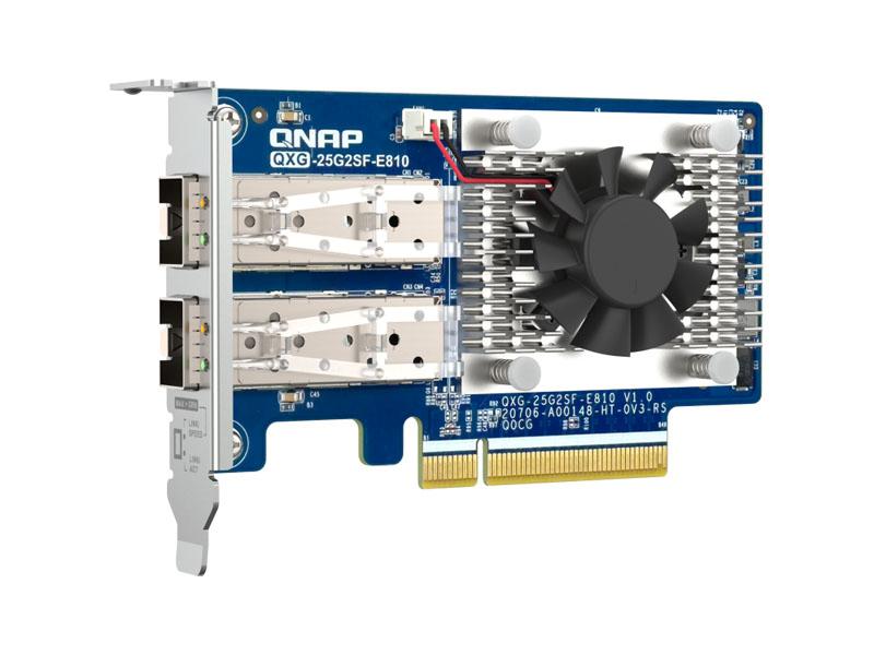 Qnap Dual-Port Sfp28 25Gbe Network Expansion Card; Low-Profile For