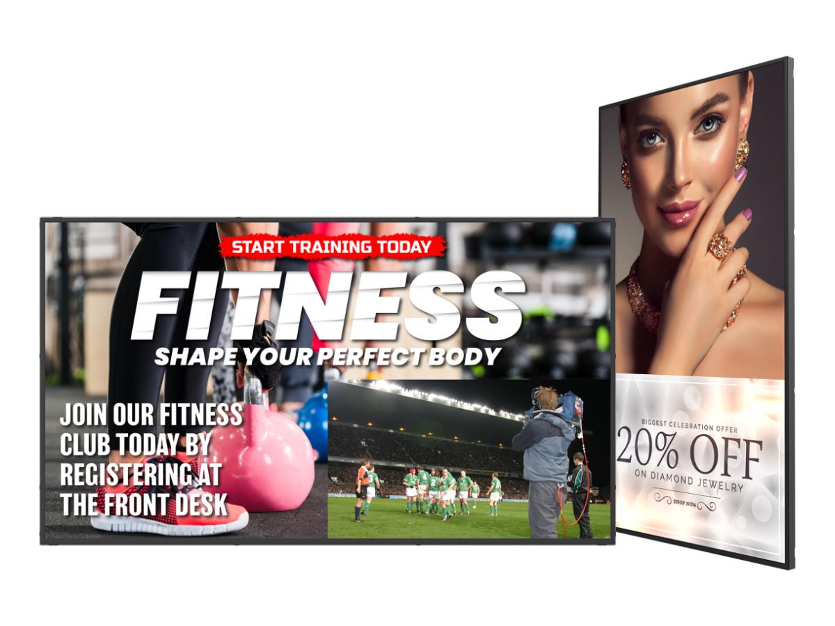 Planar 98 pouces de diagonale, UHD, rétroéclairage D-Led, luminosité 500 nits, 24