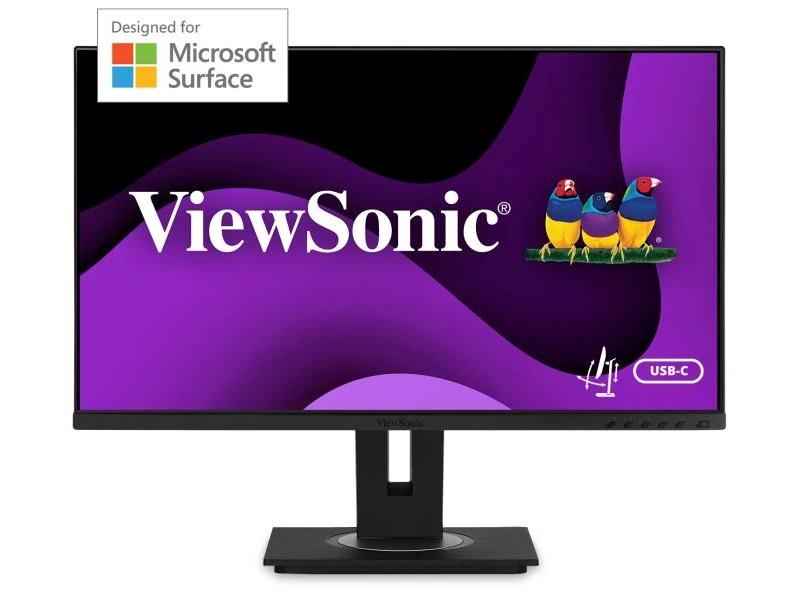 Monitor IPS ergonómico Viewsonic de 27 pulgadas diseñado para Surface con USB