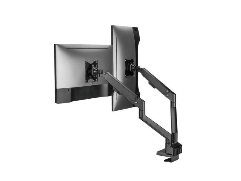 Bras articulés pour support d'écran double Amer Pro avec Hydralift