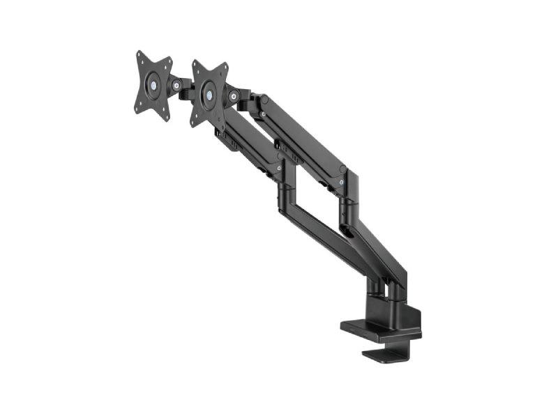 Bras articulés pour support d'écran double Amer Pro avec Hydralift