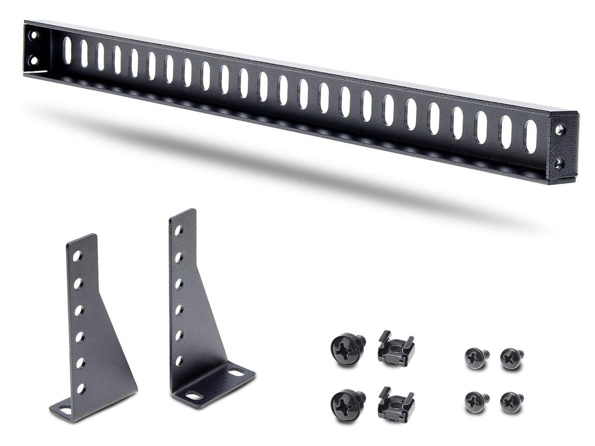 Startech.Com Barre de laçage de câbles montable en rack 1U avec profondeur réglable