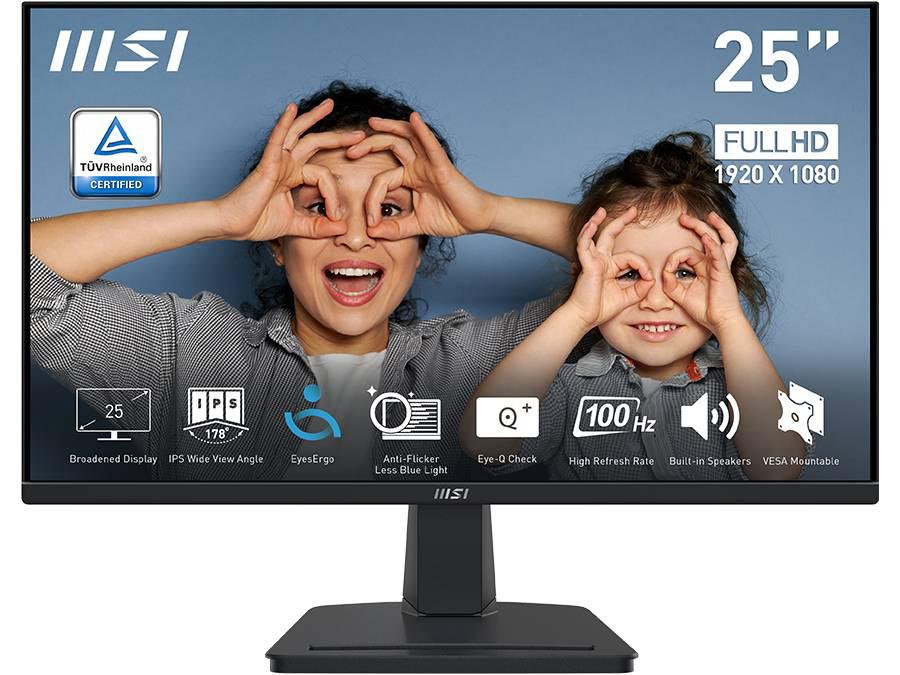 Msi Promp251 IPS 24.5" 1920 x 1080 (FHD) Negro Mate 100 Hz