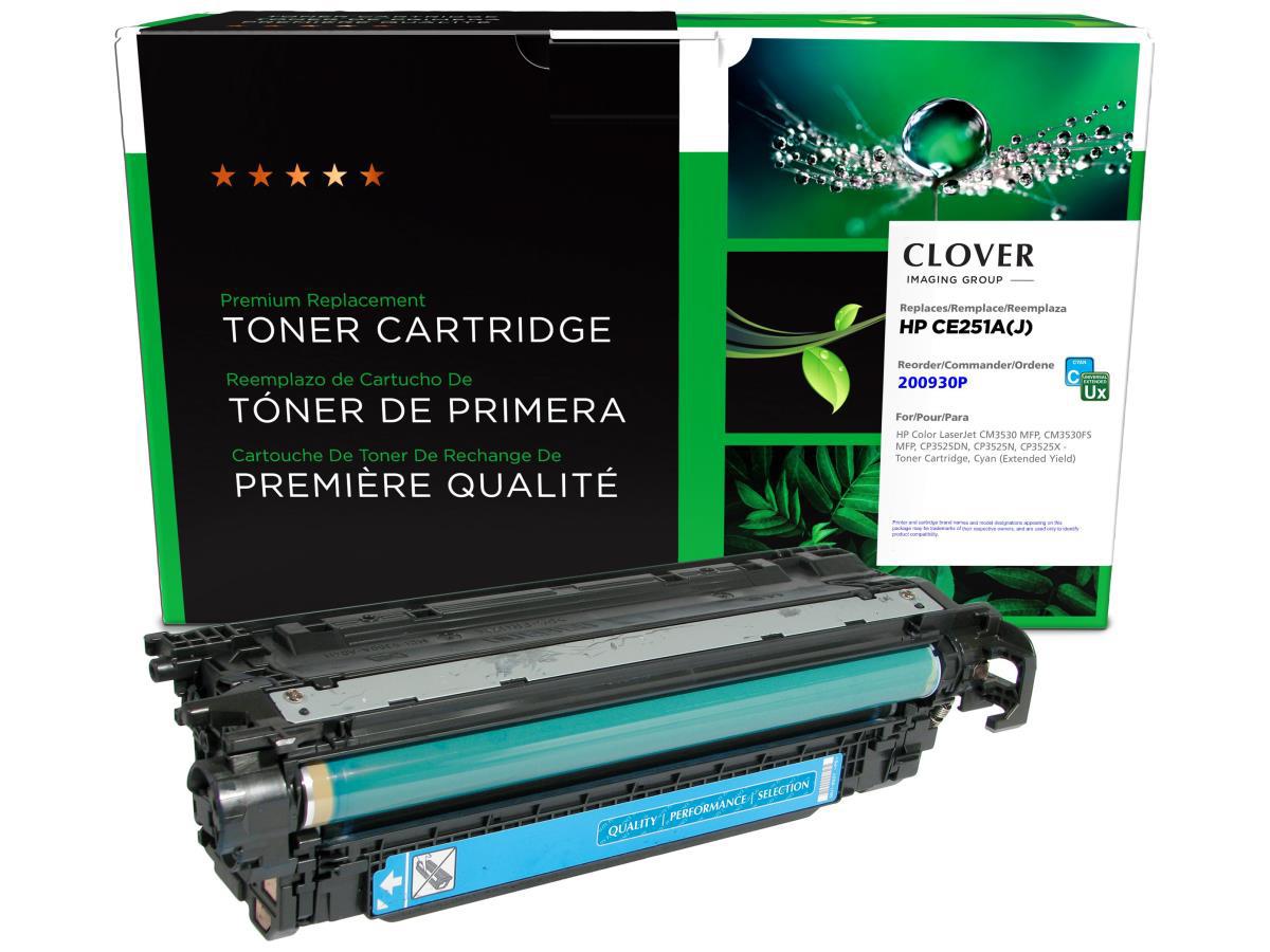 Cartucho de tóner cian remanufacturado de rendimiento extendido Clover Imaging