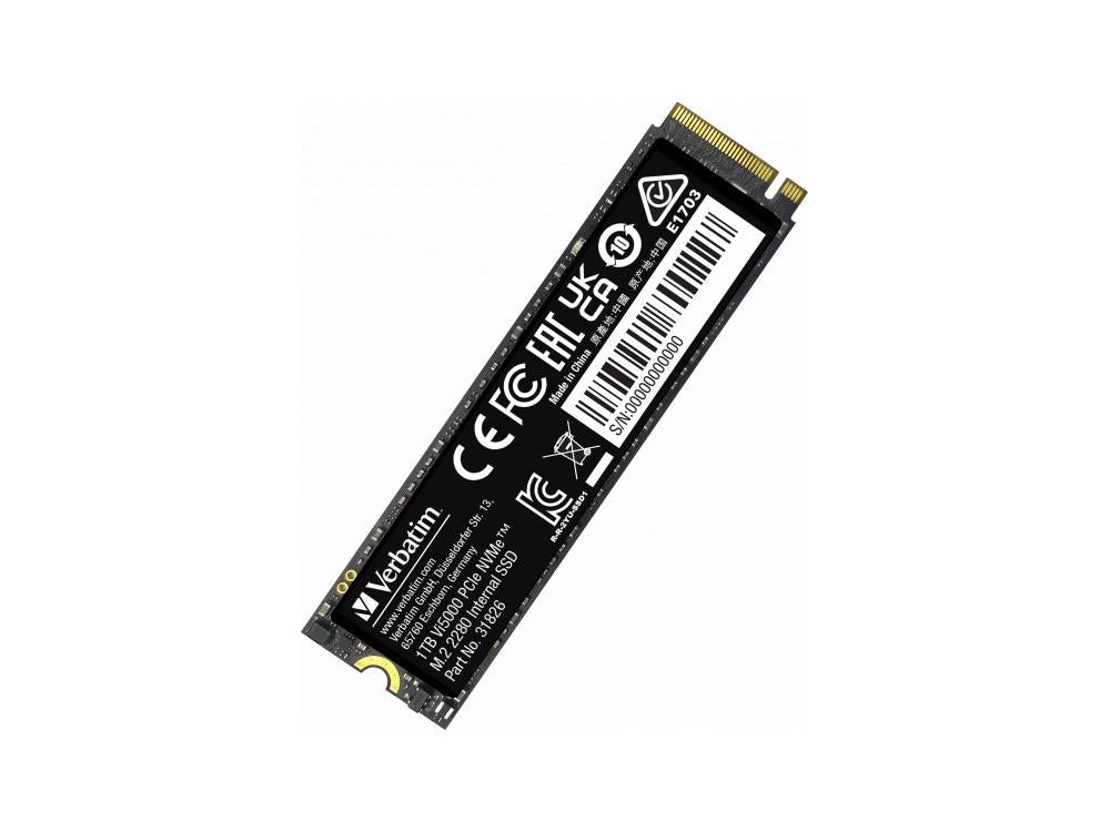 Unidad SSD Verbatim Vi5000 PCIe NVME M.2 de 2 TB