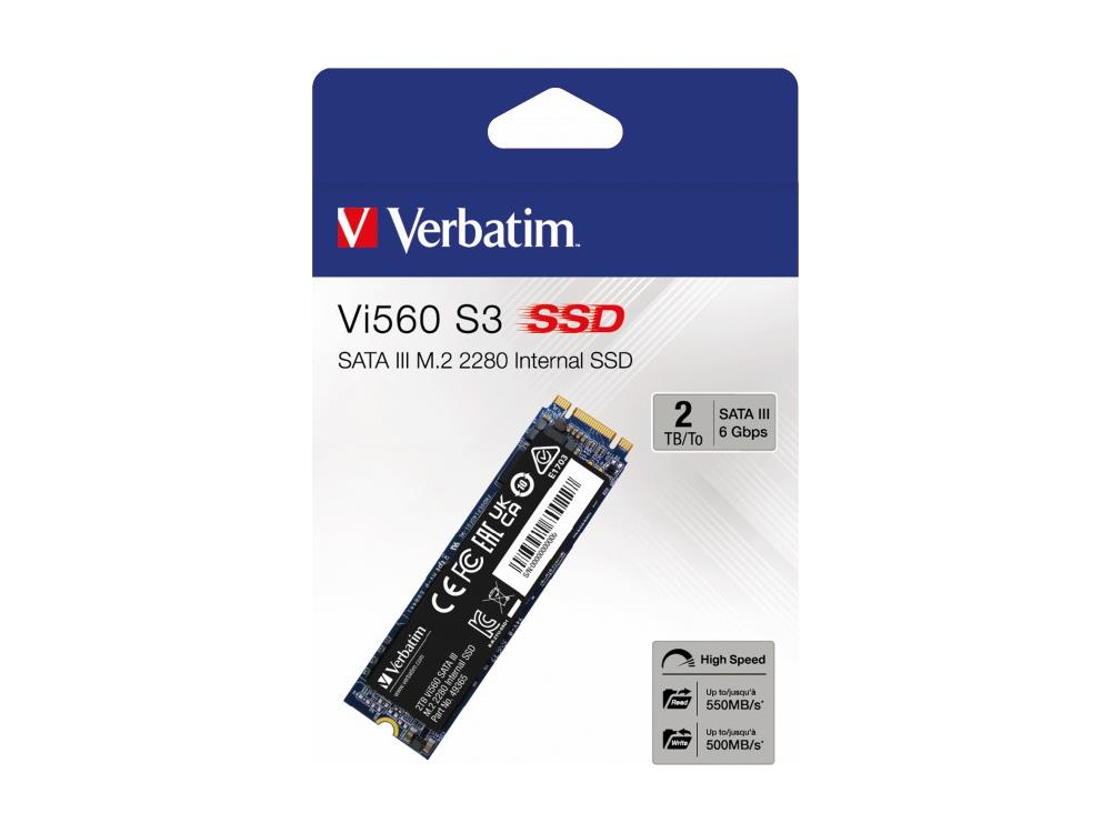 Unidad SSD interna SATA M.2 Vi560 de 2 TB de Verbatim