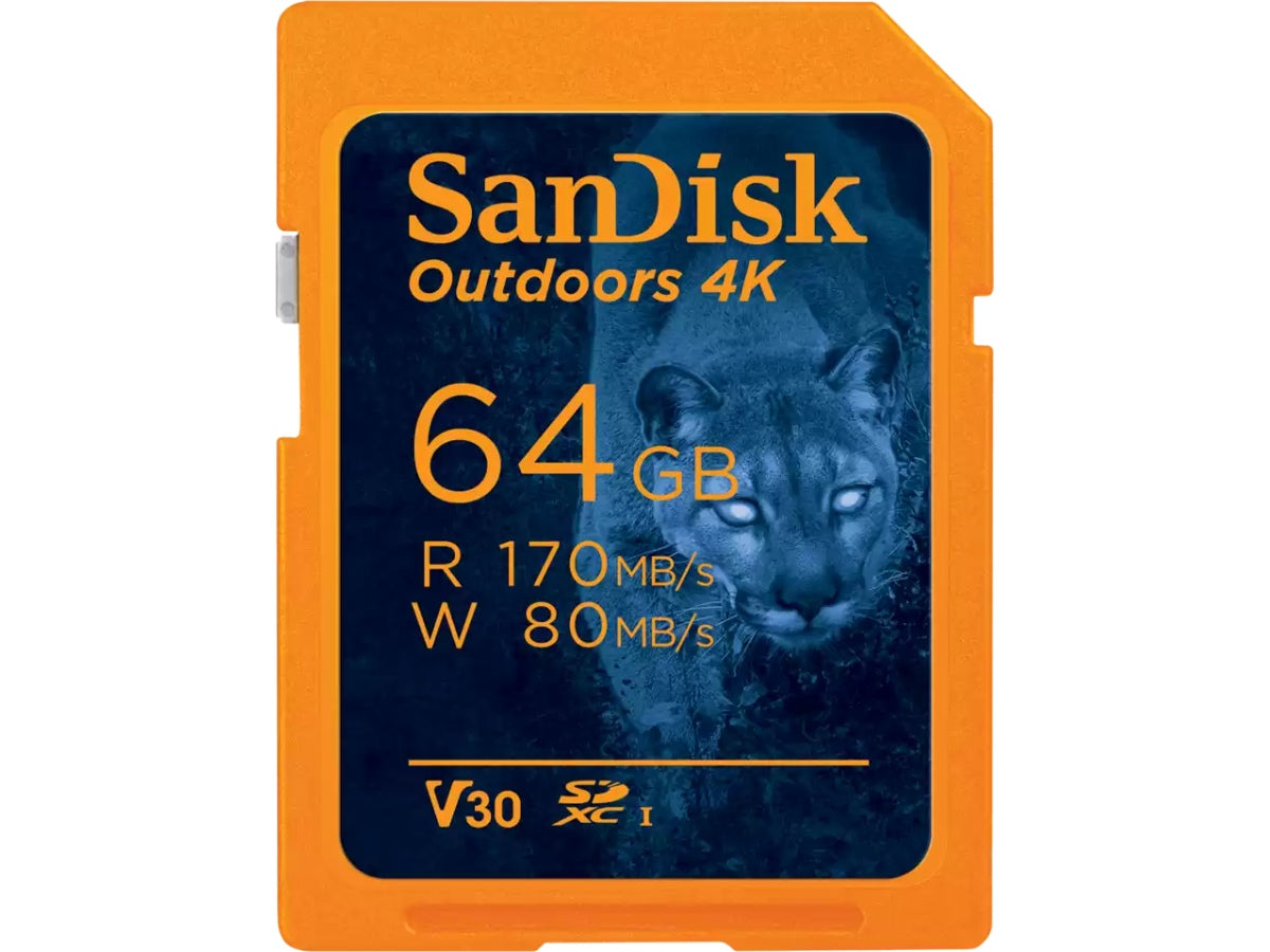 Sandisk Outdoors - Tarjeta de memoria flash - 64 GB - SDXC UHS-I