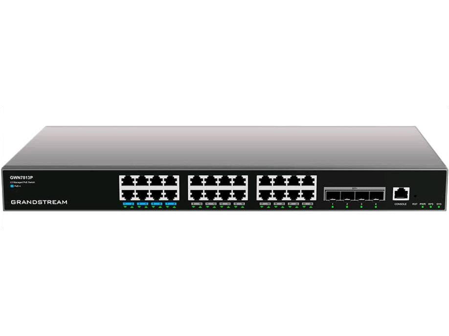 Grandstream Enterprise Layer 3 Managed Poe Network Switch 24 X Gig