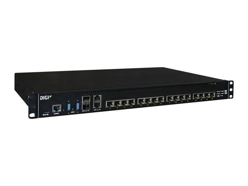 Digi Connect Ez 16 Serial Server, 16 Rs-232 Serial Ports, No Power