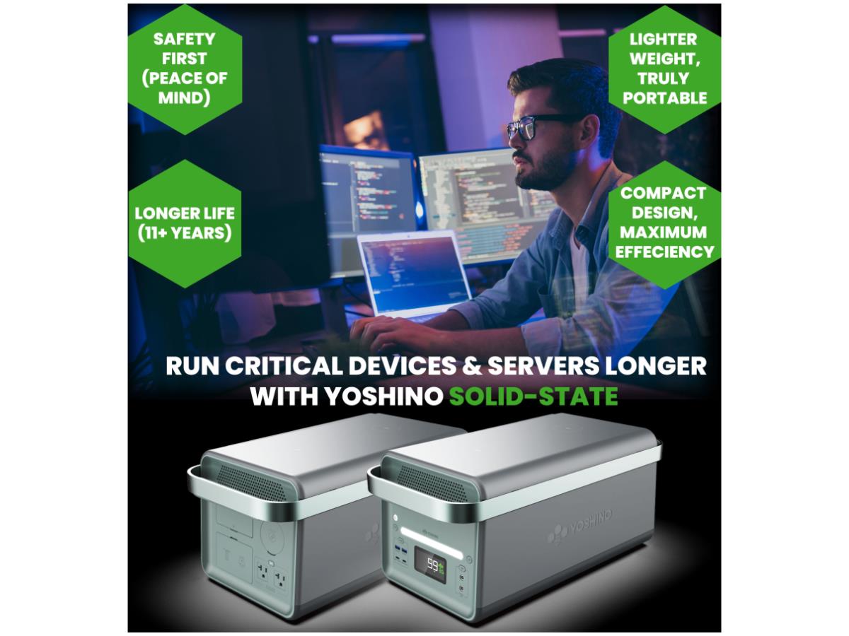 Nouvelle centrale électrique portable à semi-conducteurs Yoshino B4000 Sst 2 611 Wh,