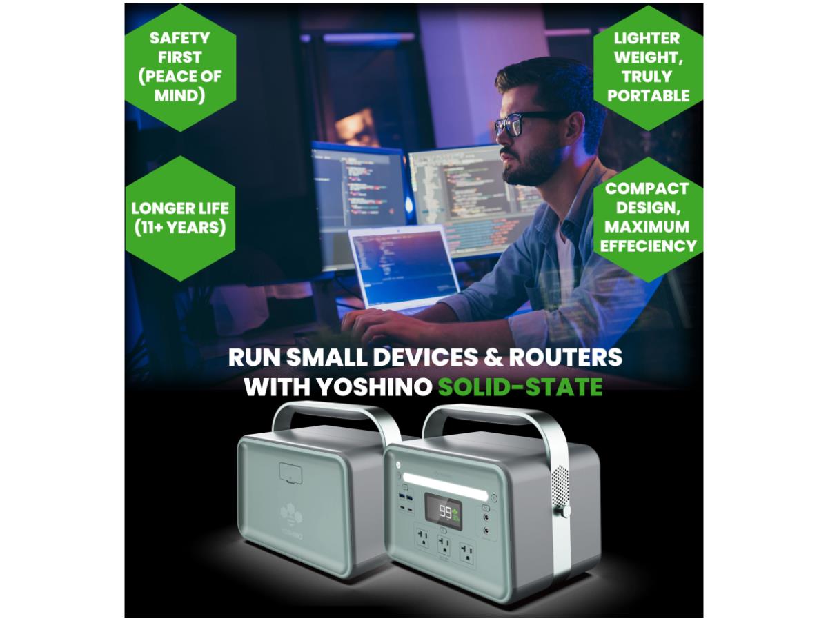 Nouvelle centrale électrique portable à semi-conducteurs Yoshino B660 Sst 602 Wh, 660