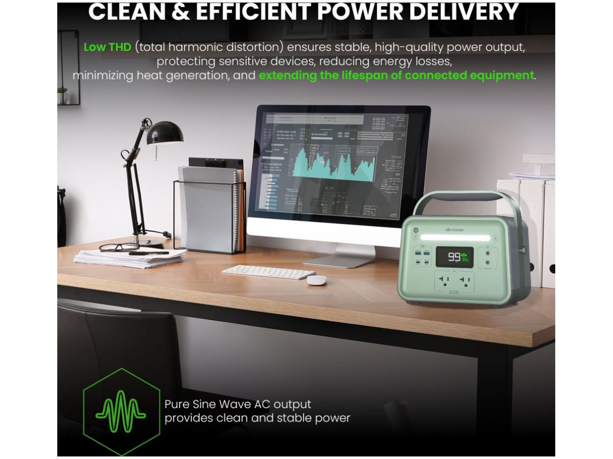 Centrale électrique portable à semi-conducteurs de 330 W + panneau solaire de 100 W