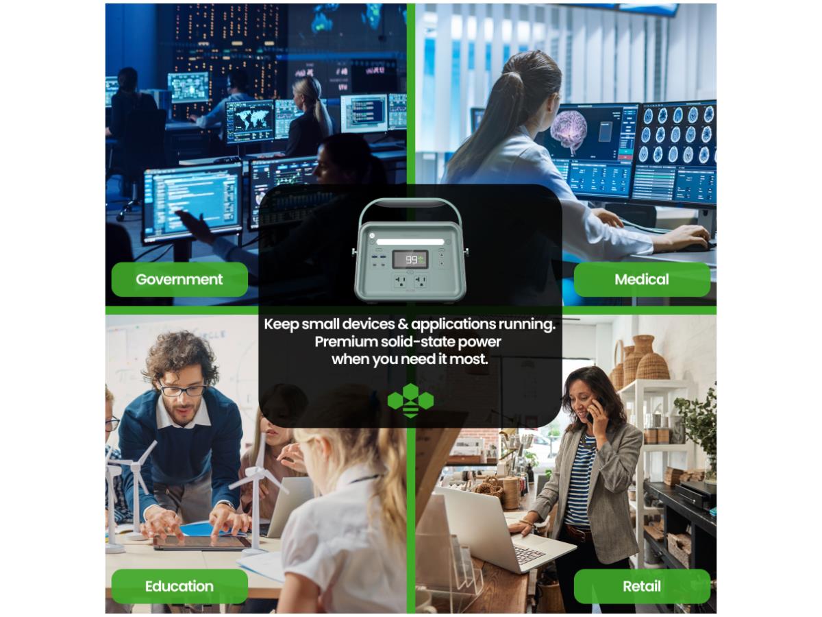 Centrale électrique portable à semi-conducteurs de 330 W + panneau solaire de 100 W