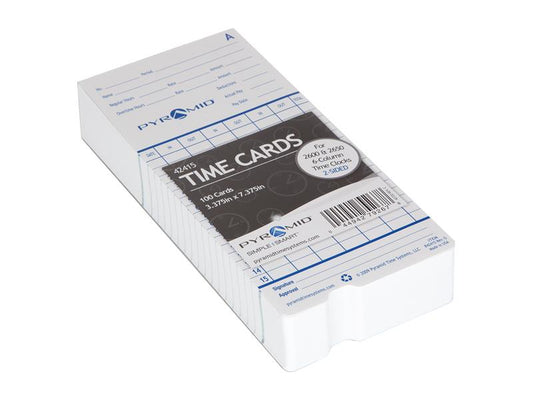 Houshtec Attendance Cards, 2600/2650, 100/Pk