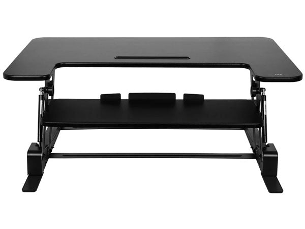 Monoprice Height Adjustable Gas-Spring Dual Handle Sit-Stand 36-In