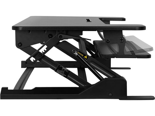 Monoprice Height Adjustable Gas-Spring Dual Handle Sit-Stand 36-In