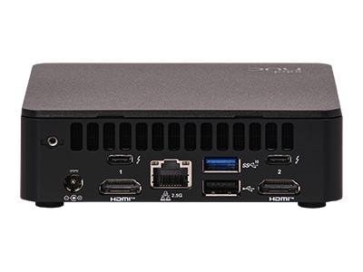 Asus Nuc 13 Pro Barebone Slim Intel I3-1315U prend en charge jusqu'à 64 Go de stockage
