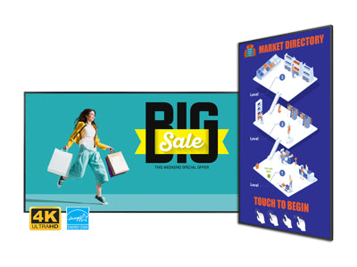 Planar 55 pouces de diagonale, UHD, rétroéclairage D-Led, luminosité de 400 nits, 16